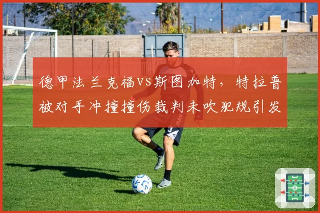 德甲法兰克福vs斯图加特，特拉普被对手冲撞撞伤裁判未吹犯规引发双方大规模冲突